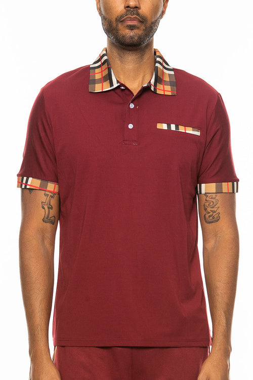 Berberry Checkered Gold Shirt