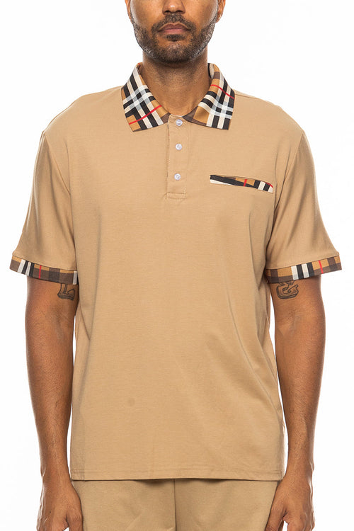 Berberry Checkered Gold Shirt