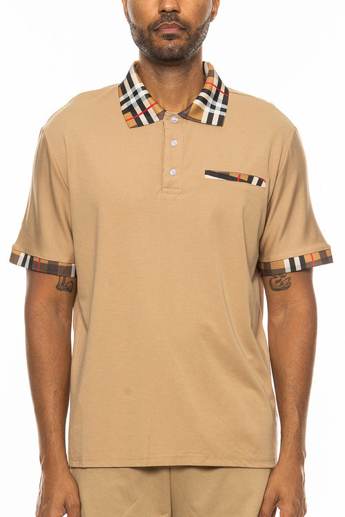 Berberry Checkered Gold Shirt