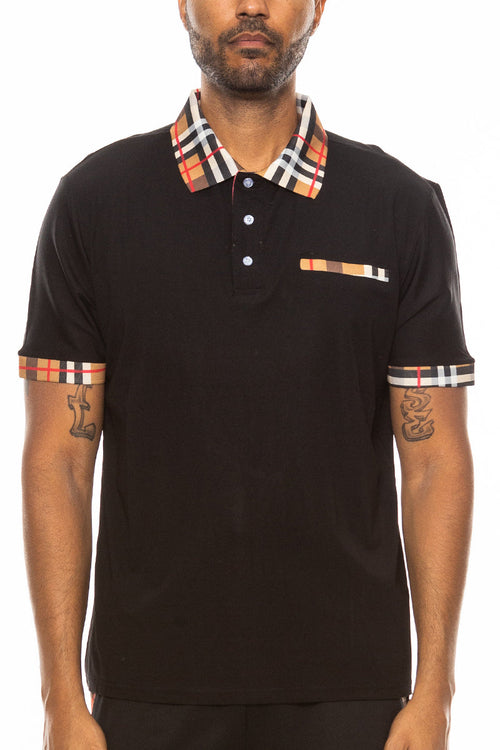 Berberry Checkered Gold Shirt