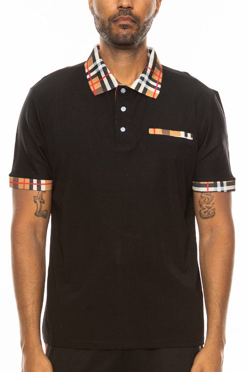 Berberry Checkered Gold Shirt